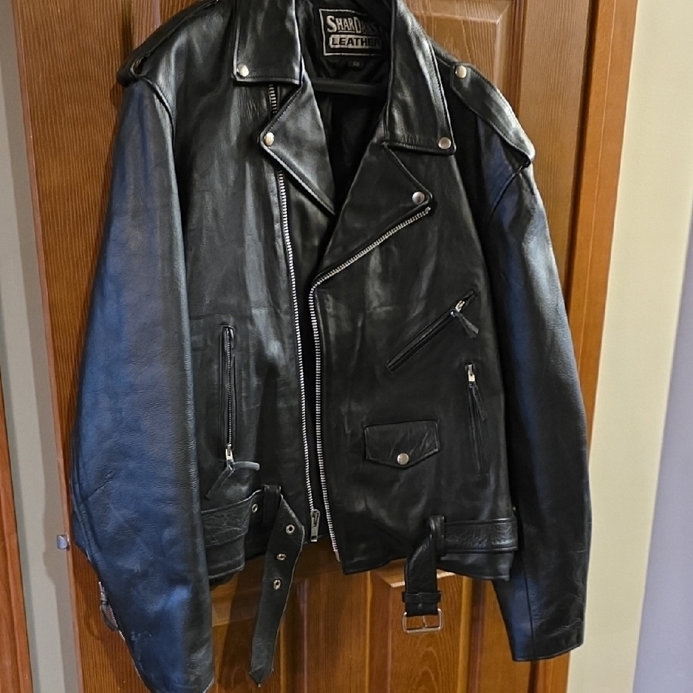 Black Men’s Classic Biker Jacket